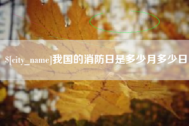珠海我国的消防日是多少月多少日