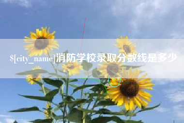 珠海消防学校录取分数线是多少