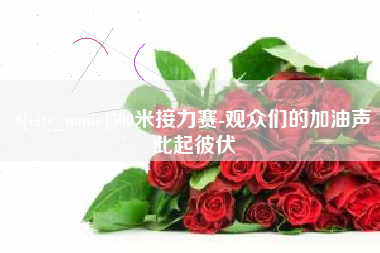珠海500米接力赛-观众们的加油声此起彼伏
