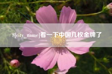 珠海看一下中国几枚金牌了