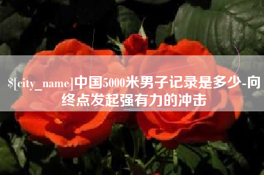 珠海中国5000米男子记录是多少-向终点发起强有力的冲击