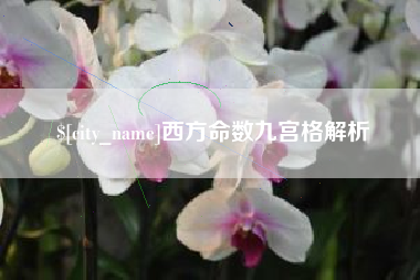 珠海西方命数九宫格解析