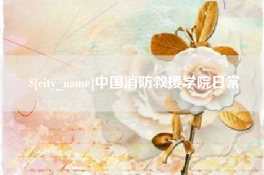 珠海中国消防救援学院日常
