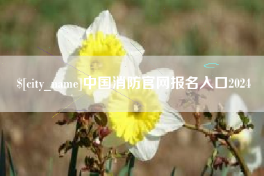 珠海中国消防官网报名入口2024