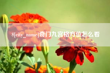 珠海奇门九宫格方位怎么看