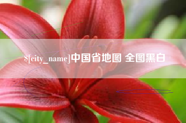 珠海中国省地图 全图黑白