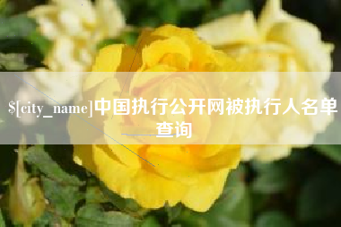 珠海中国执行公开网被执行人名单查询