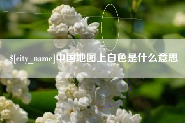 珠海中国地图上白色是什么意思