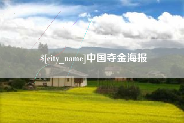 珠海中国夺金海报