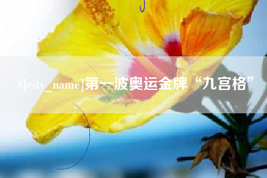 珠海第一波奥运金牌“九宫格”