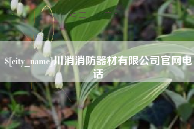 珠海川消消防器材有限公司官网电话
