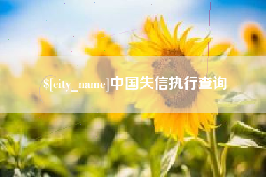 珠海中国失信执行查询