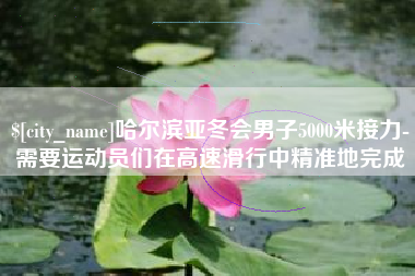 珠海哈尔滨亚冬会男子5000米接力-需要运动员们在高速滑行中精准地完成