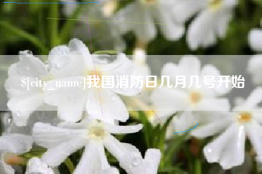 珠海我国消防日几月几号开始