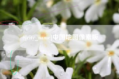 珠海中国地图像素版