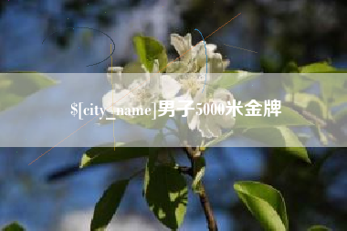 珠海男子5000米金牌