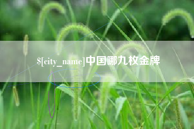 珠海中国哪九枚金牌