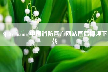 珠海中国消防官方网站直播视频下载