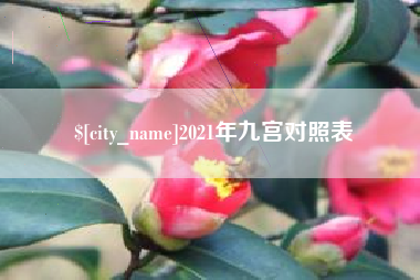 珠海2021年九宫对照表