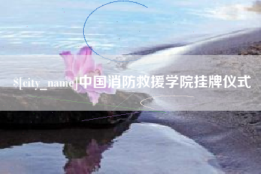 珠海中国消防救援学院挂牌仪式