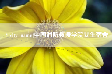 珠海中国消防救援学院女生宿舍